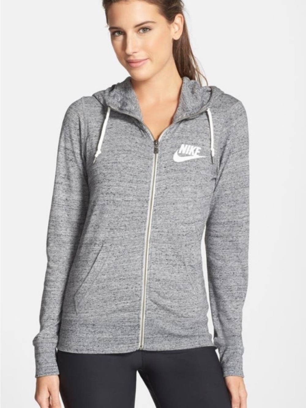 Nike Women's light Gray Hoodie